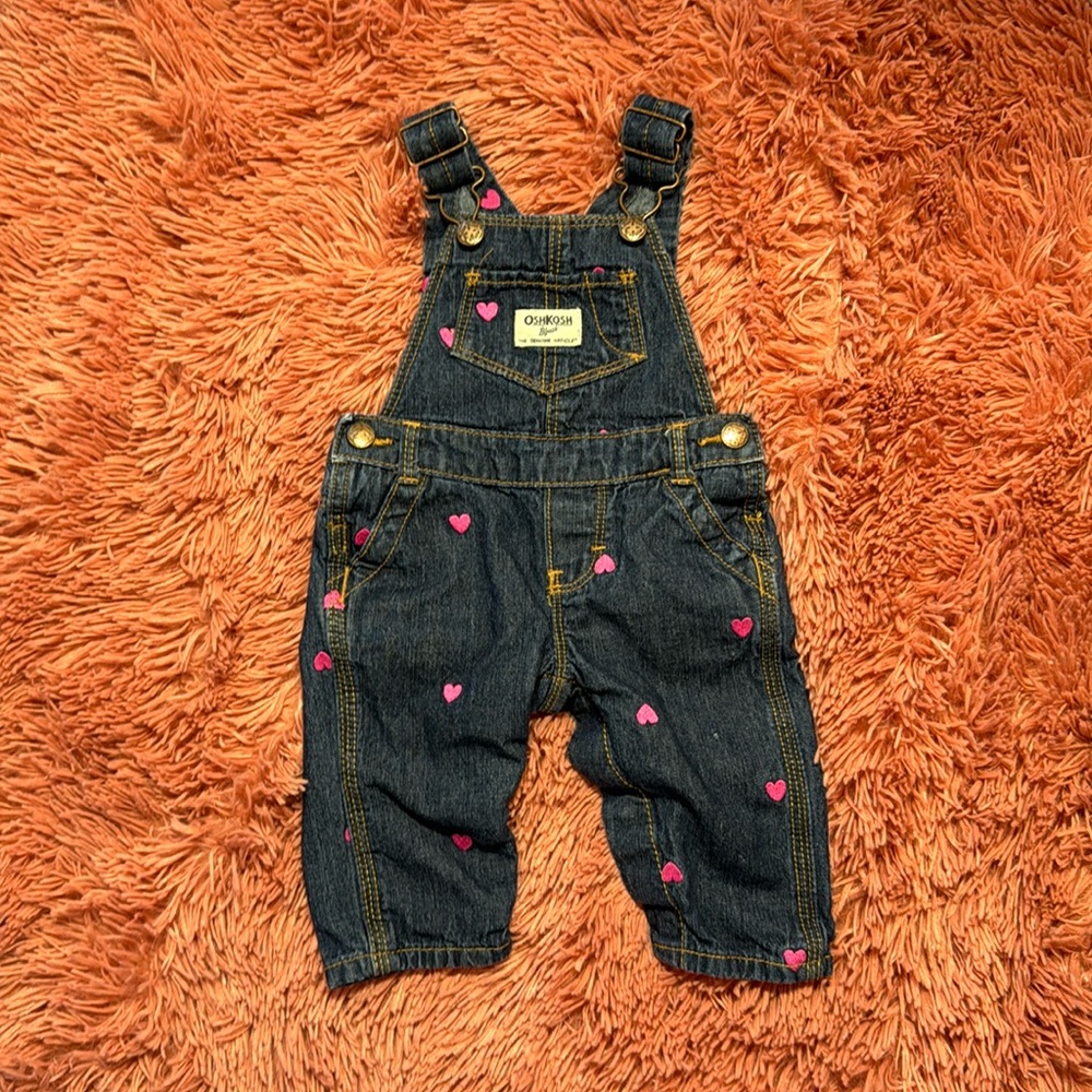 6 month Oshkosh girl Overalls